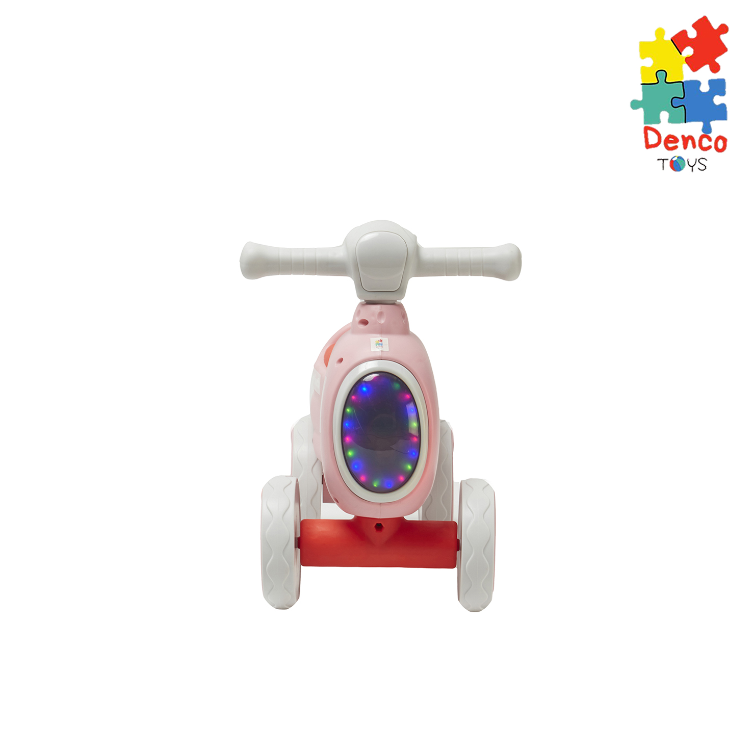 Foto 2 | Montable de Impulso Baby Triciclo ''s'' Denco Toys Rosa Música Luces Led