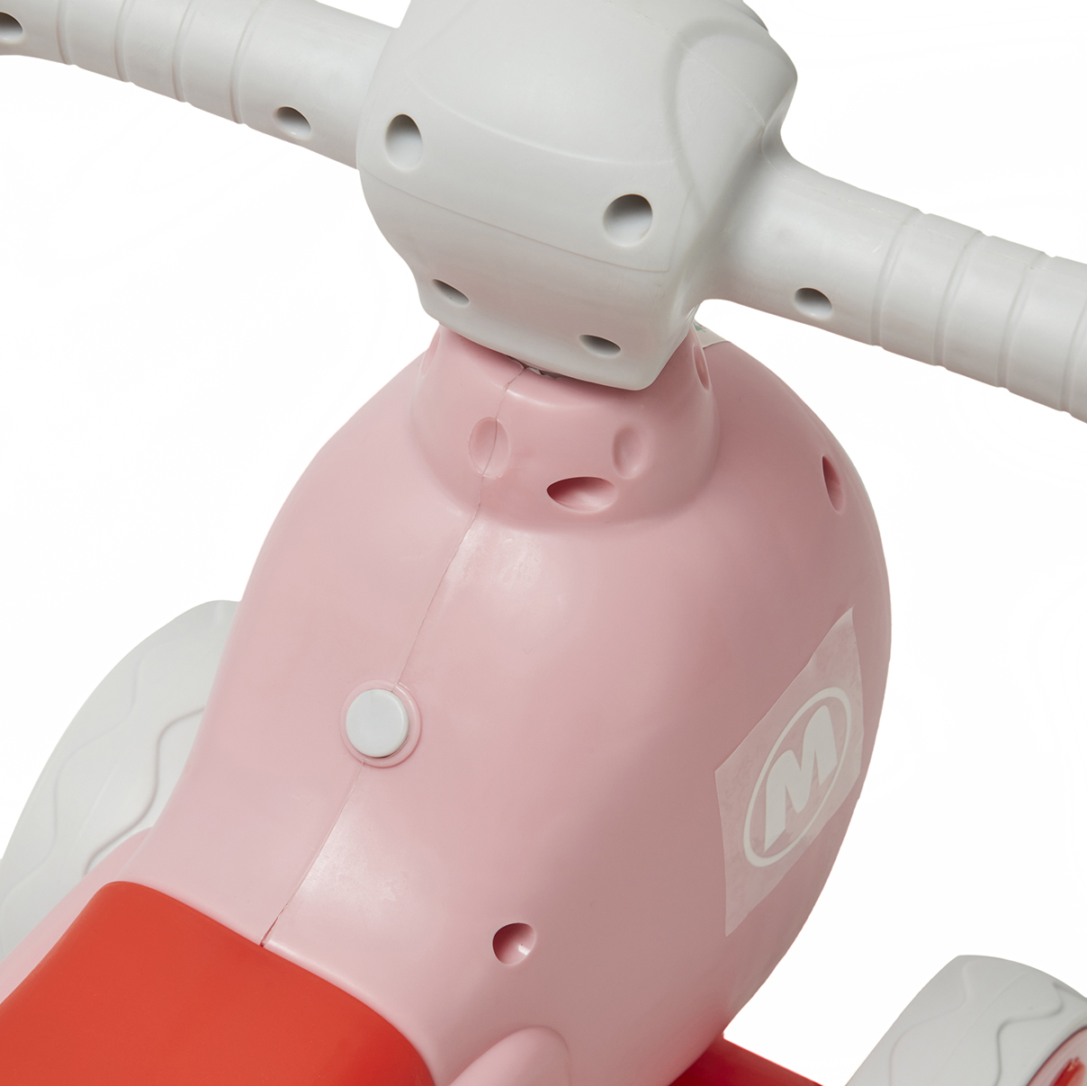 Foto 4 pulgar | Montable de Impulso Baby Triciclo ''s'' Denco Toys Rosa Música Luces Led
