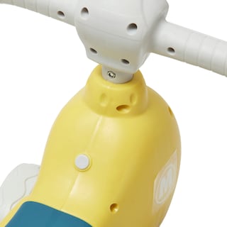 Foto 3 | Montable De Impulso Baby Triciclo ''s'' Denco Toys Amarillo, Música, Luces Led