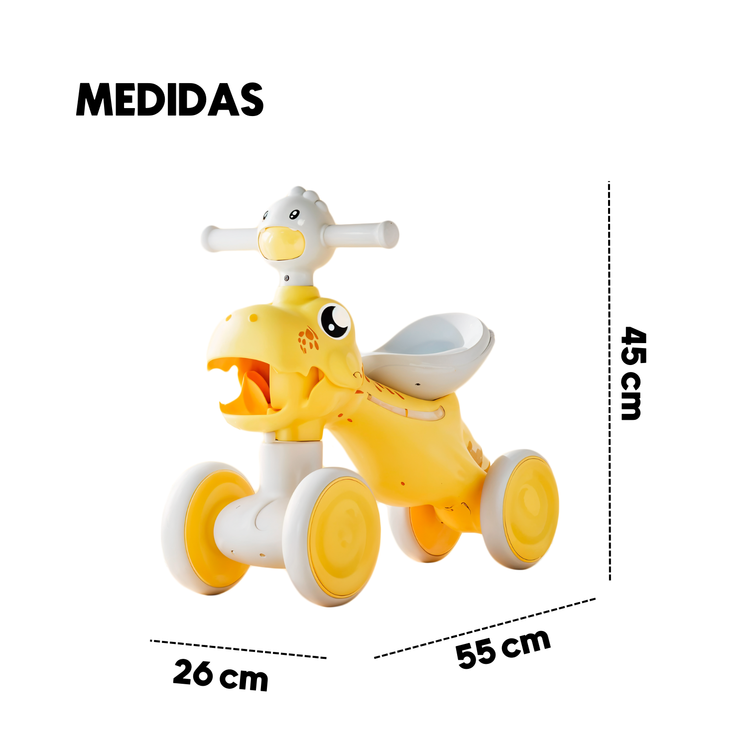 Foto 5 pulgar | Bicicleta De Equilibrio Infantil Komfort Con Luces