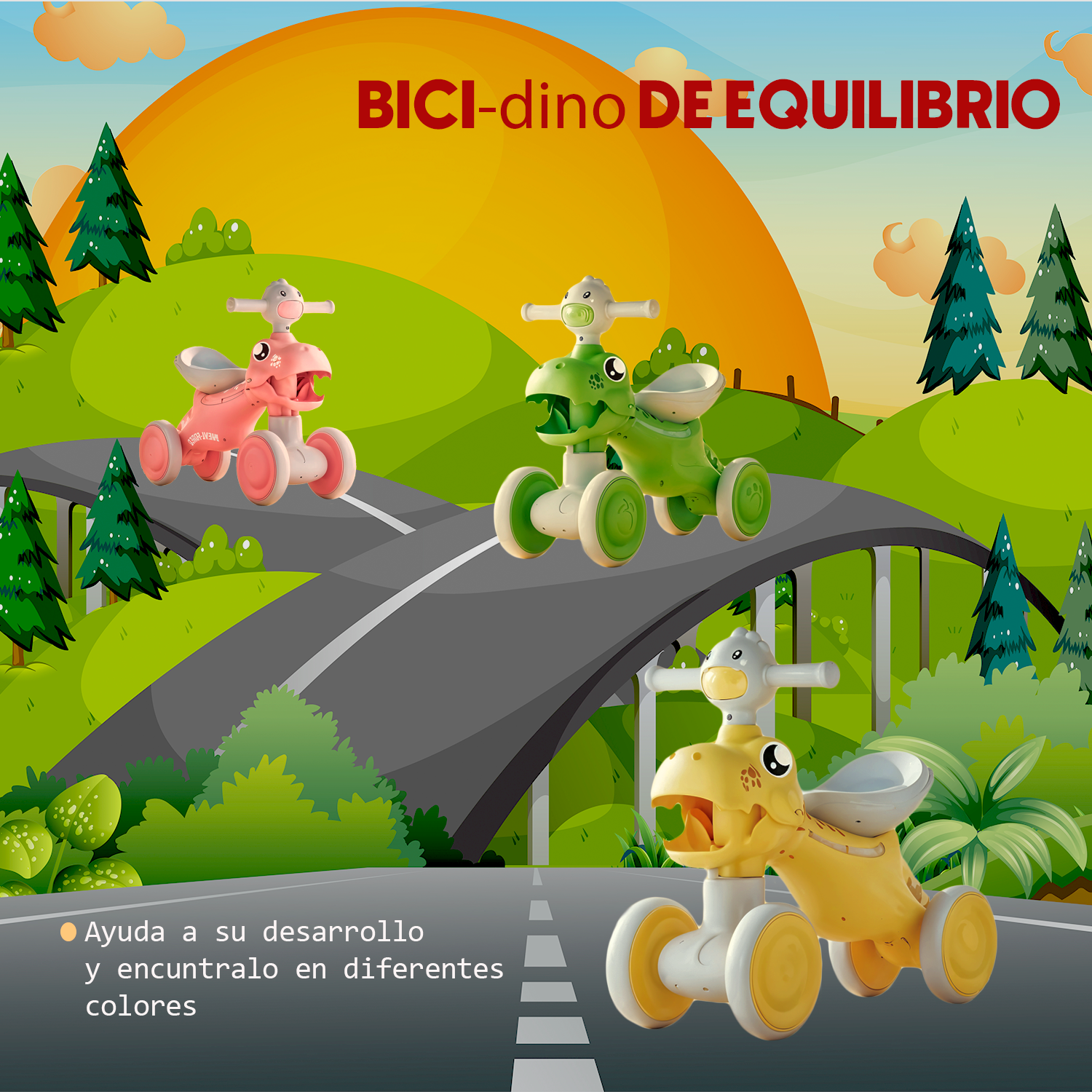 Foto 2 | Bicicleta De Equilibrio Infantil Komfort Con Luces