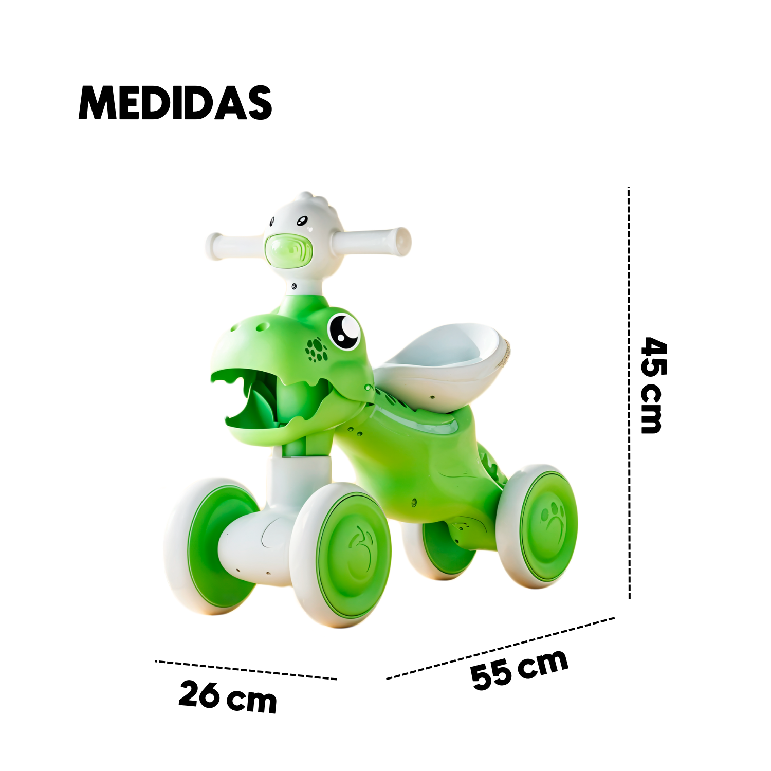 Foto 5 pulgar | Bicicleta De Equilibrio Infantil Komfort Con Luces