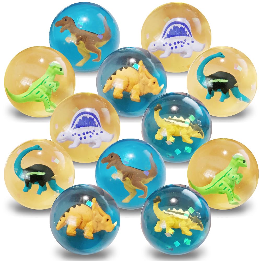 Foto 2 pulgar | Bounce Balls Artcreativity Con Forma De Dinosaurio De 5 Cm De Altura Con Interior 3d Para Niños - Venta Internacional.