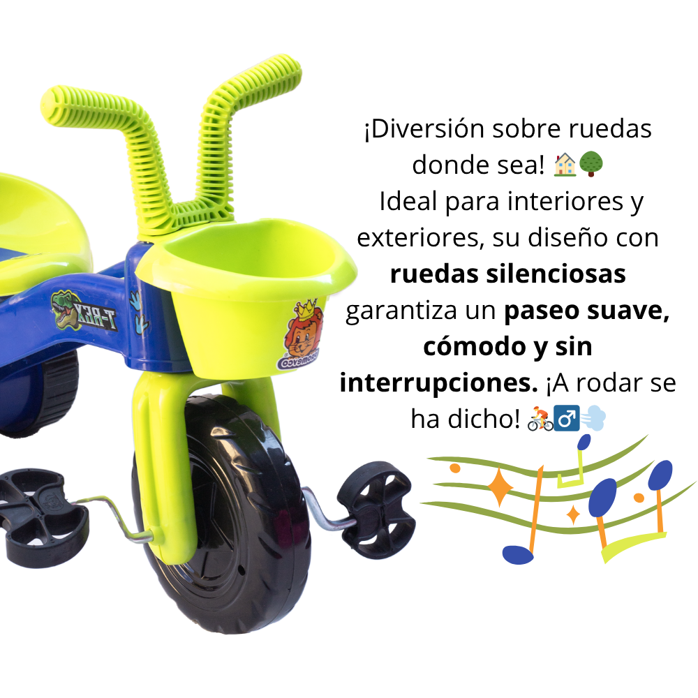 Foto 6 pulgar | Triciclo Trex Promeyco Infantil Botón Musical 1 A 3 Años
