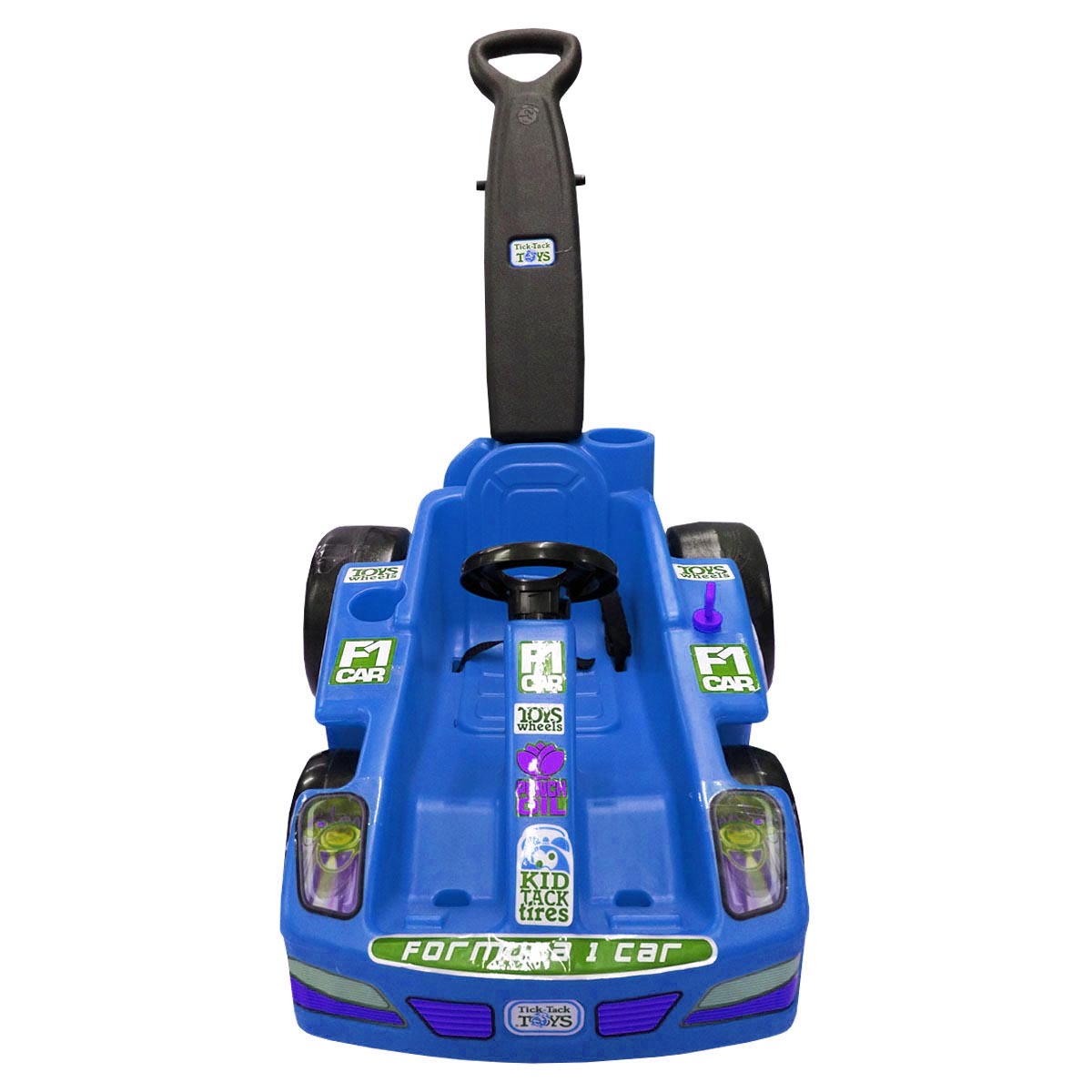 Foto 3 pulgar | Montable Tick Tack F-1 Car Plast Azul C/toldo