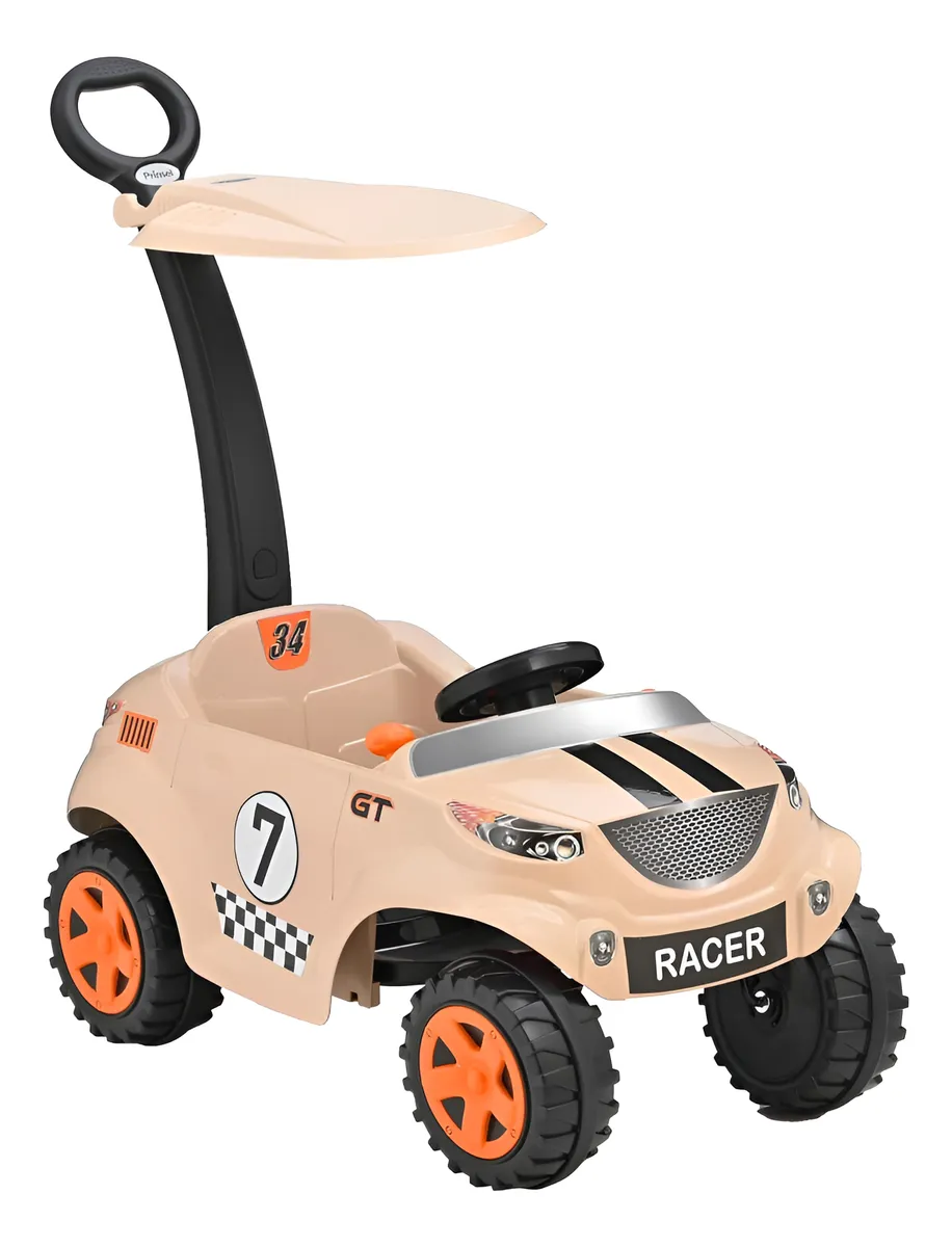 Foto 2 pulgar | Carro Montable Para Niños Prinsel Push Car Corsa Beige