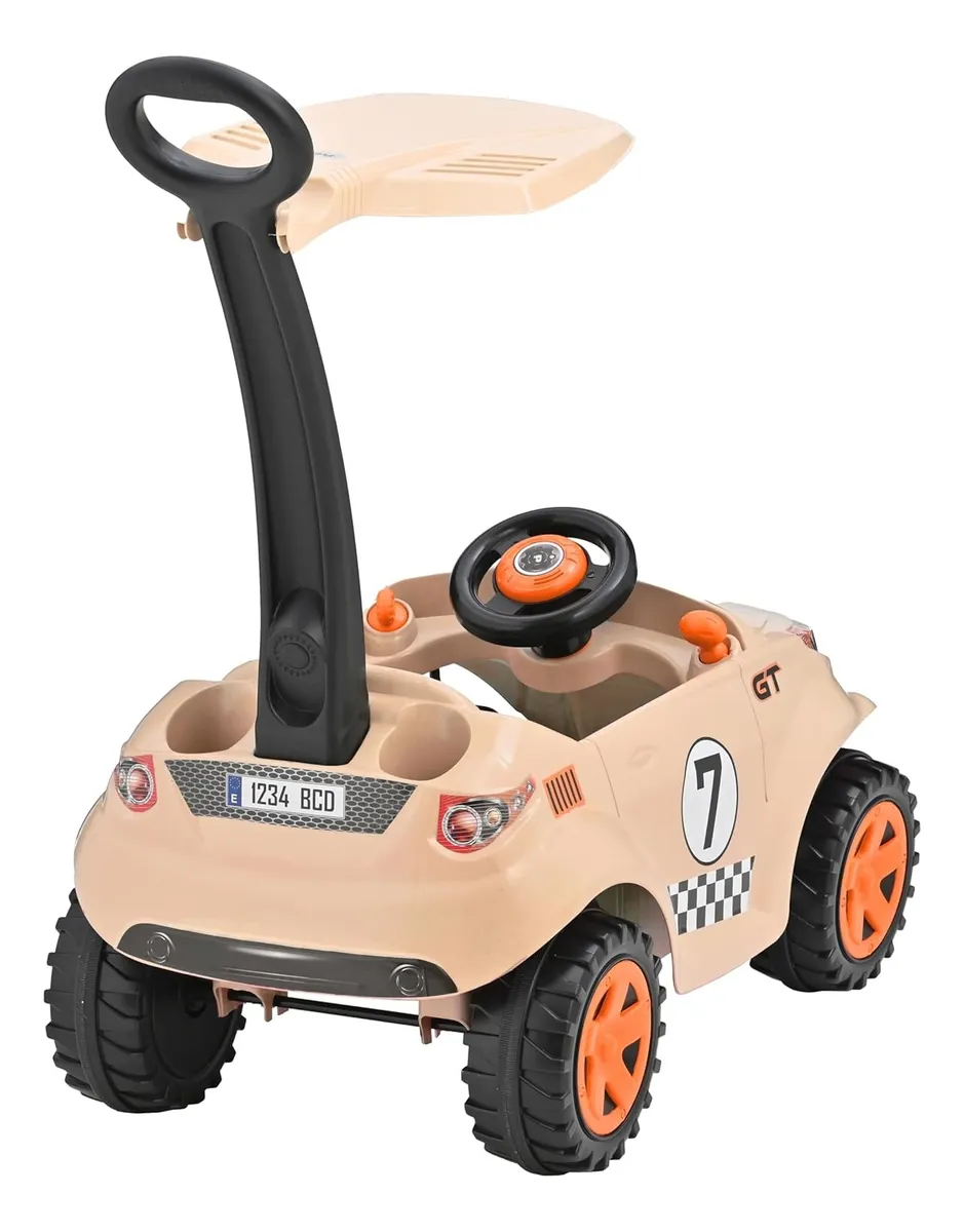 Foto 3 pulgar | Carro Montable Para Niños Prinsel Push Car Corsa Beige