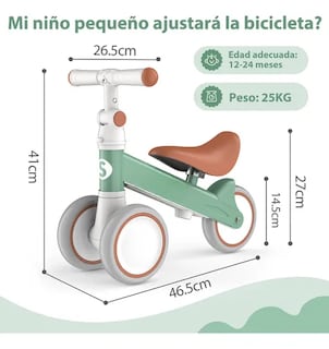 Foto 4 | Bicicleta De Equilibrio Xtellar Para 6-36 Meses Niños/bebé Aprendizaje Ajustable