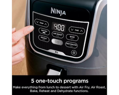Foto 2 | Freidora de Aire Ninja XL Capacidad de 5.2L Reacondicionado