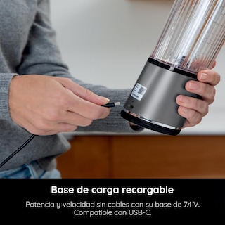 Foto 3 | Ninja Mini Licuadora Blast Blender Portátil De 532ml (18 Oz) Negro (reacondicionado)