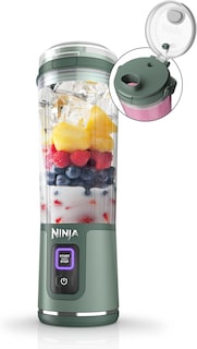 Foto 3 | Ninja Mini Licuadora Blast Blender Portátil De 532ml (18 Oz) Verde Bosque (reacondicionado)