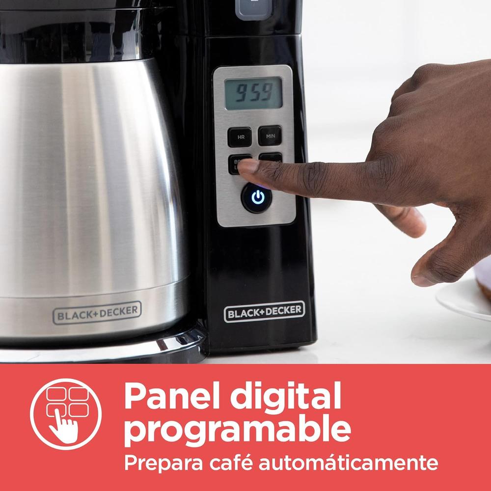 Foto 4 pulgar | Cafetera Black+Decker 12 Tazas