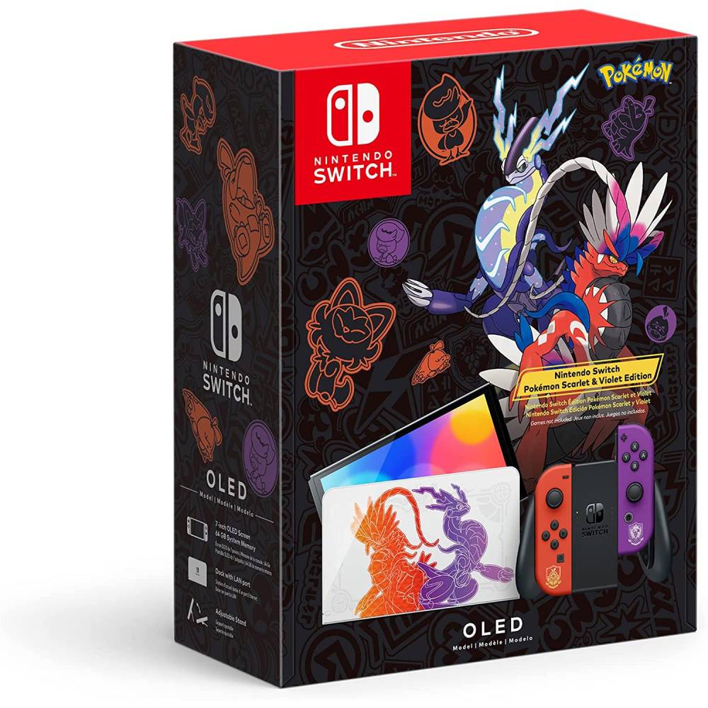 Foto 4 pulgar | Consola Nintendo Switch Oled Edición Pokémon 64 Gb Scarlet & Violet