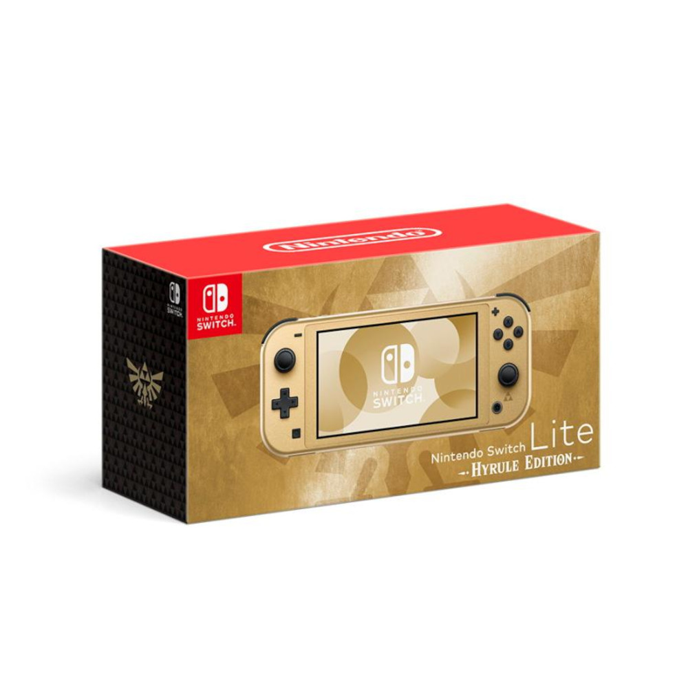 Foto 4 pulgar | Consola Nintendo Switch Lite Edición Hyrule Zelda Dorada 32 GB