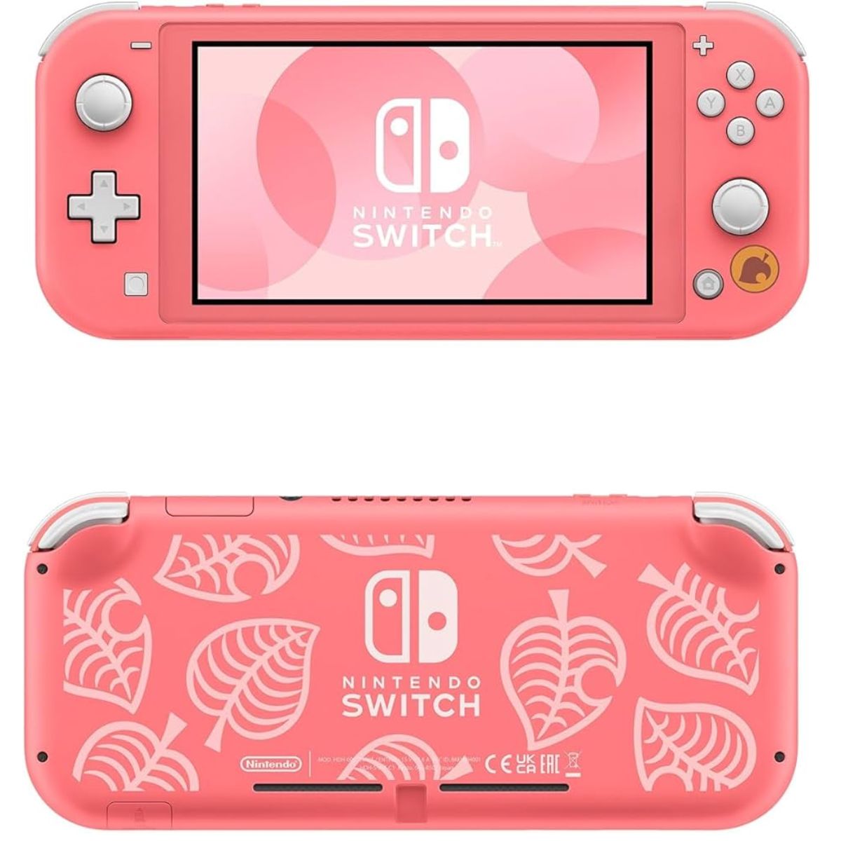 Foto 3 pulgar | Nintendo Switch Lite Animal Crossing Coral