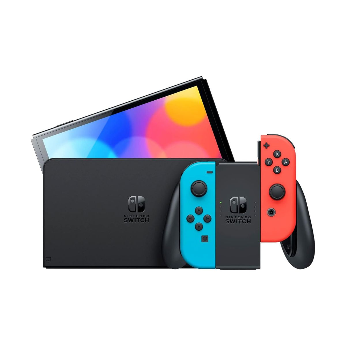 Nintendo Switch Oled 64gb Wi-fi Neón Azul / Rojo