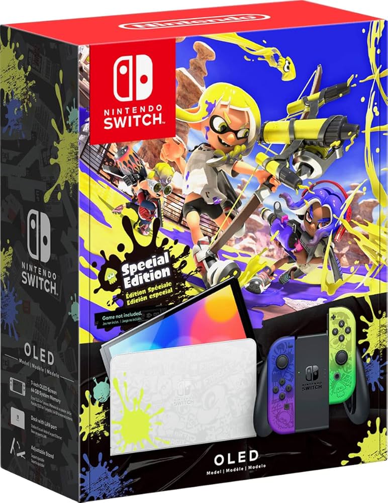 Foto 3 pulgar | Nintendo Swtich 64 Gb Edición Splatoon 3 + Control Powera Alámbrico