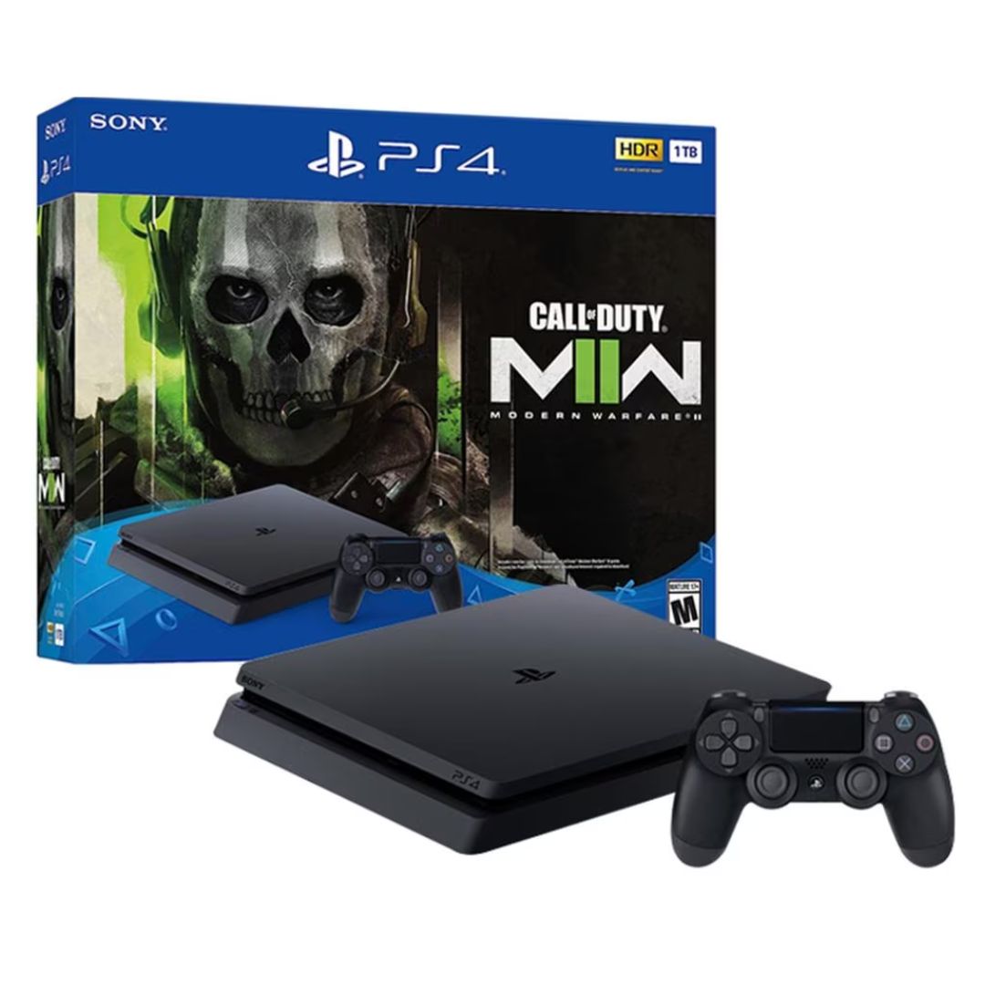 Consola de Videojuegos PlayStation 4 con Cupón para Call of Duty: Modern Warfare 2 Bundle