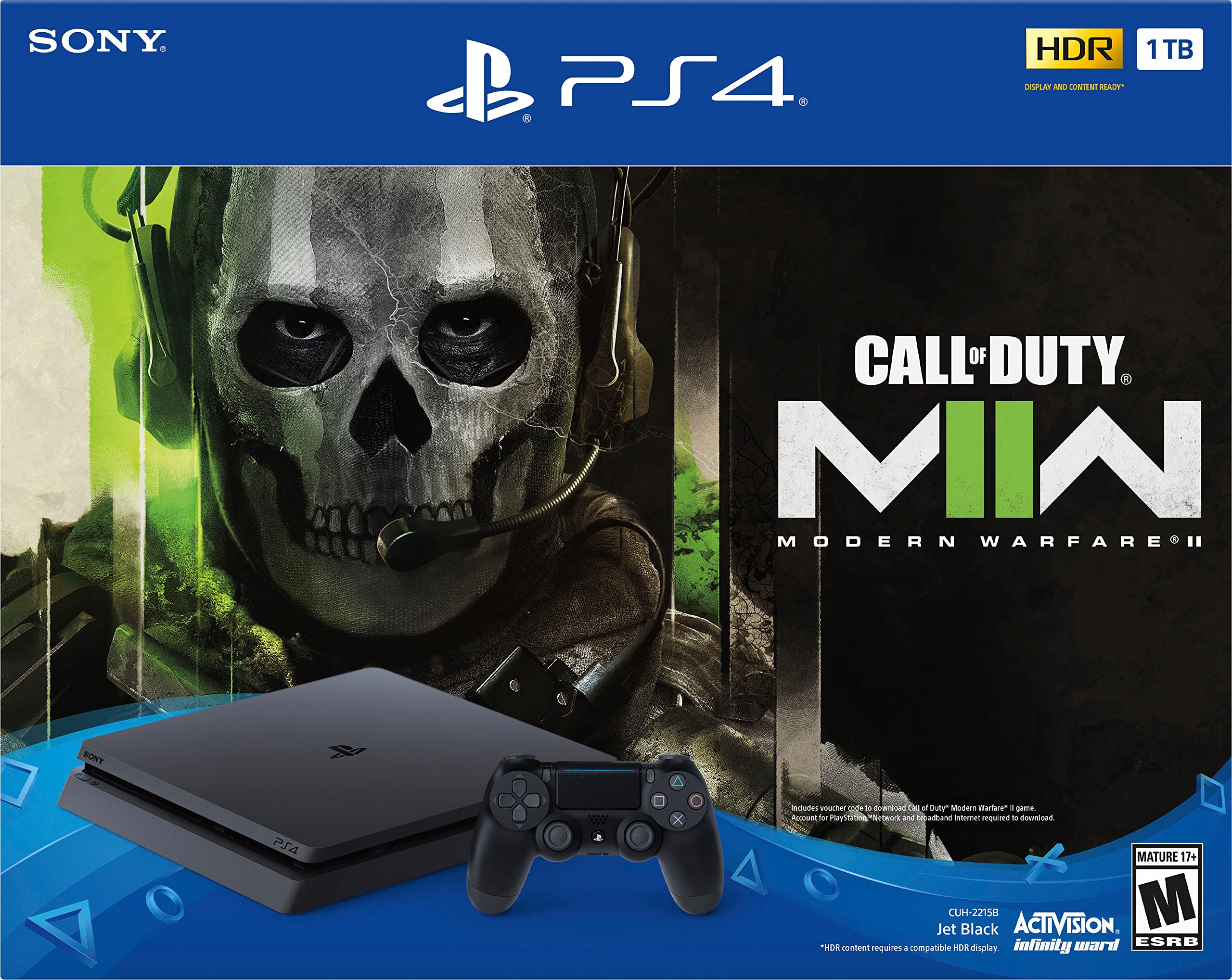 Foto 2 pulgar | Consola PlayStation 4 de 1 TB Call Of Duty Modern Warfare II - Venta Internacional