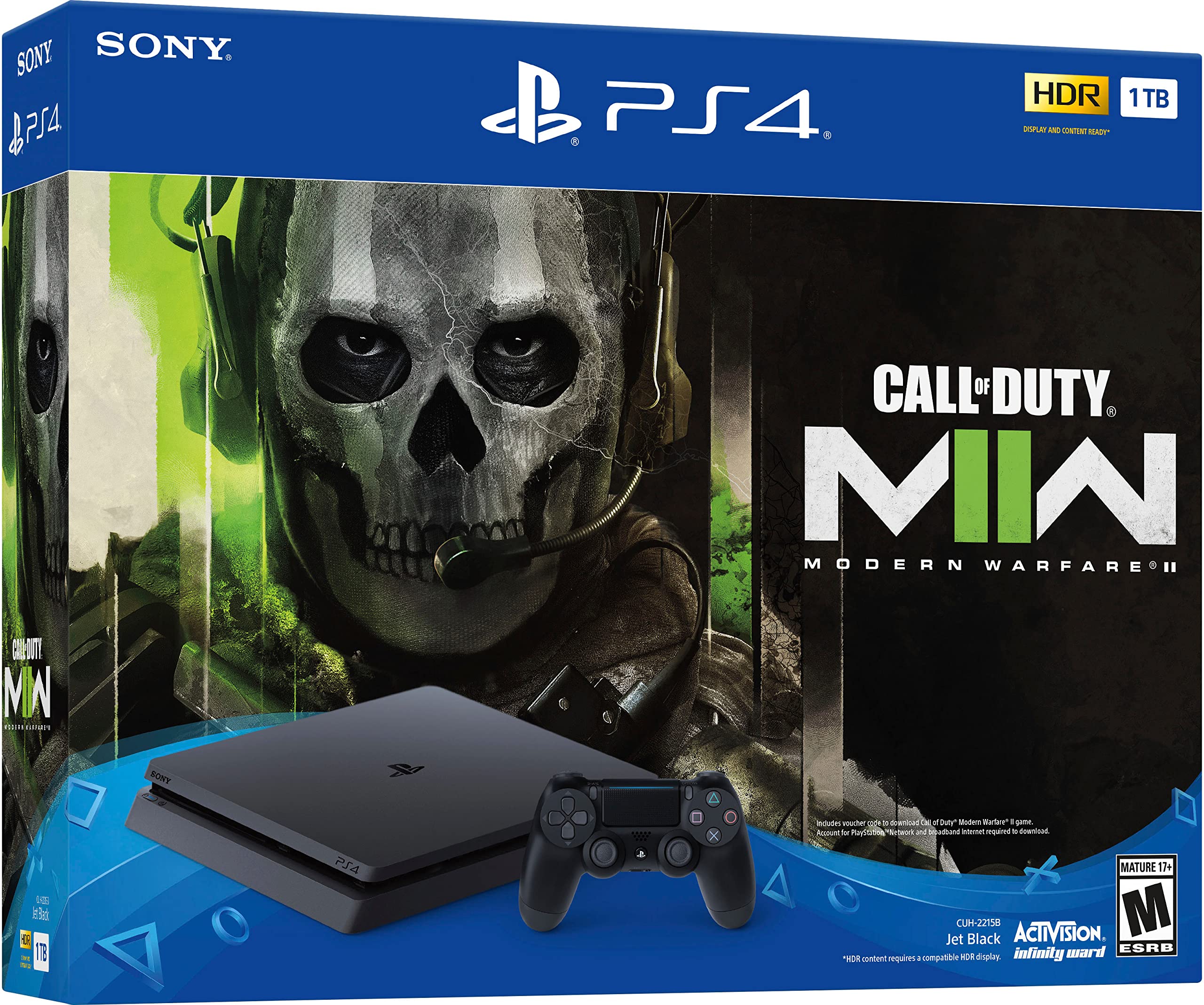 Foto 3 pulgar | Consola PlayStation 4 de 1 TB Call Of Duty Modern Warfare II - Venta Internacional