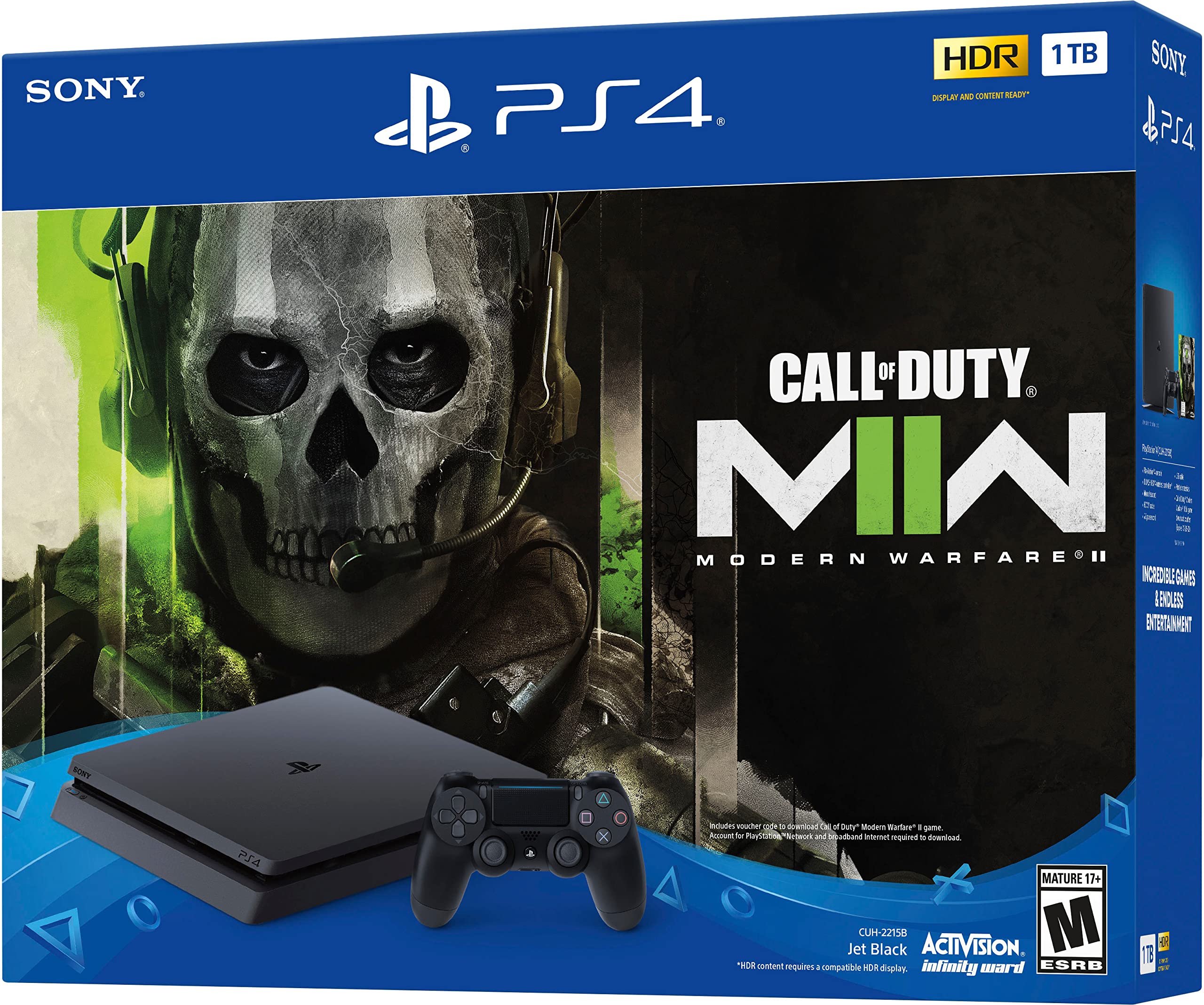 Foto 4 pulgar | Consola PlayStation 4 de 1 TB Call Of Duty Modern Warfare II - Venta Internacional