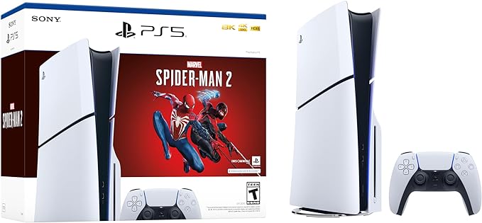 Foto 3 pulgar | Consola Playstation 5 Slim Edición Estándar 1tb + Juego de Spiderman 2 Descargable