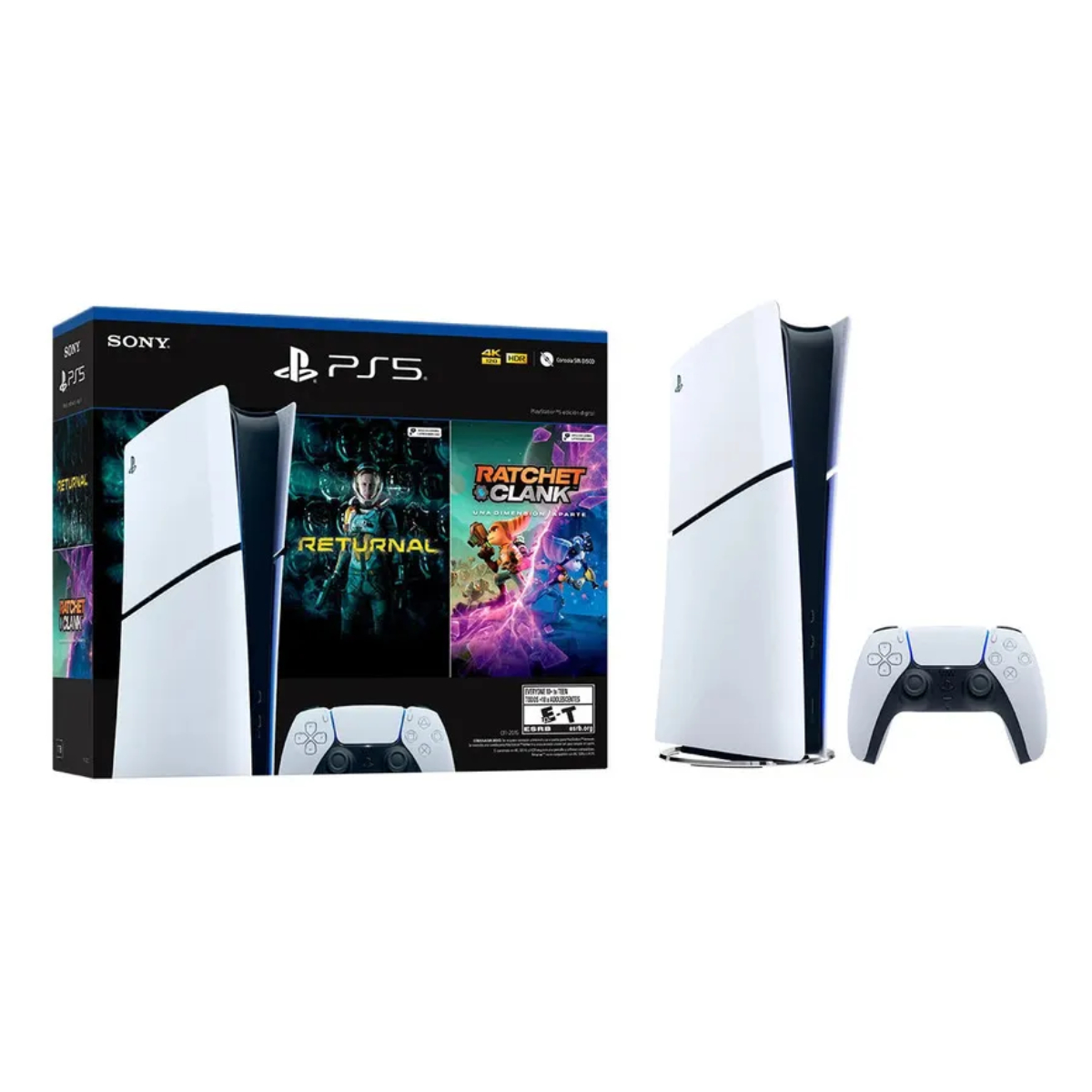Foto 3 pulgar | Consola Playstation 5 Slim Digital Paquete Returnal + Ratchet And Clank Rift Apart