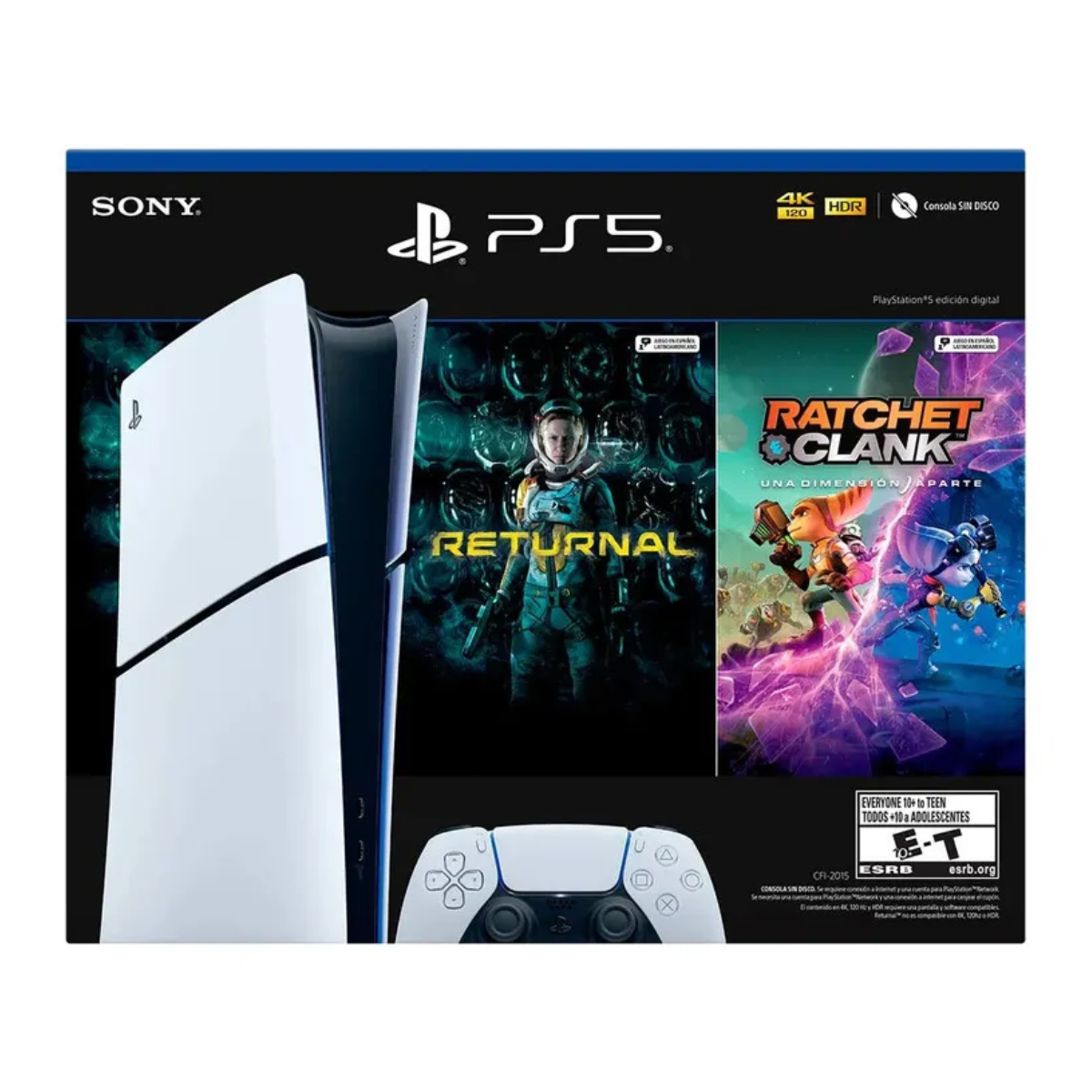 Foto 5 pulgar | Consola Playstation 5 Slim Digital Paquete Returnal + Ratchet And Clank Rift Apart