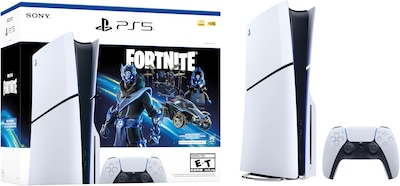 Foto 1 | Sony Playstation 5 Slim Disco Fortnite Cobalt Star Bundle Color Blanco