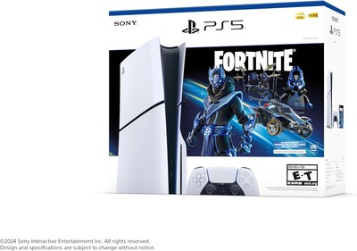 Foto 3 | Sony Playstation 5 Slim Disco Fortnite Cobalt Star Bundle Color Blanco