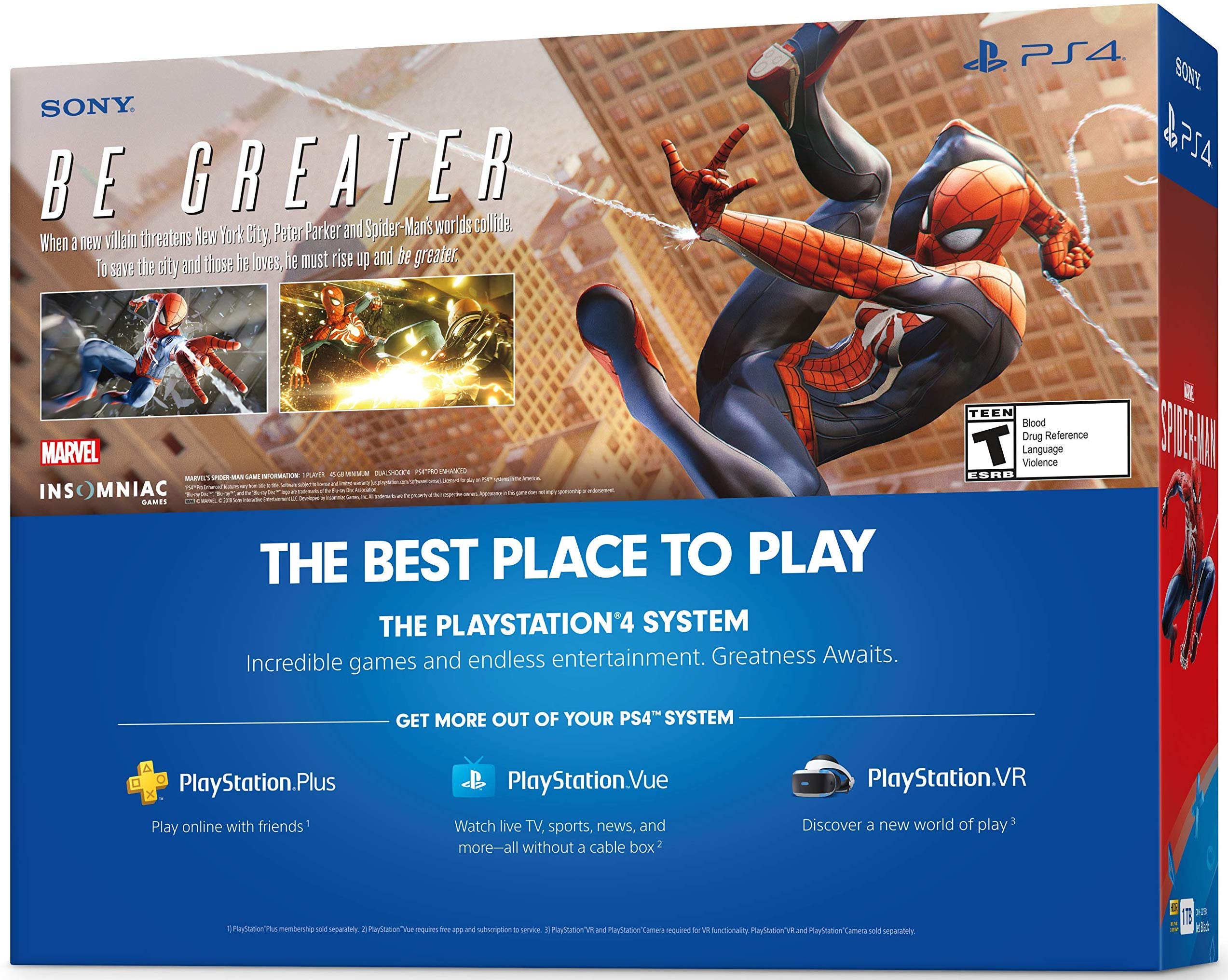 Foto 8 pulgar | Consola Sony Playstation 4 Slim Ssd De 1 Tb - Marvel's Spider-man - Venta Internacional.