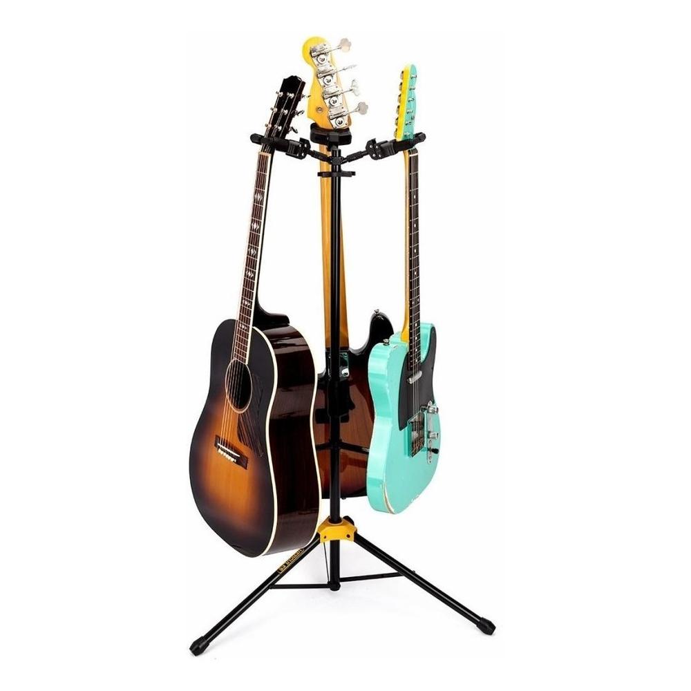 Foto 5 pulgar | Atril Soporte Stand Triple 3 Guitarras Hércules Gs432b Plus