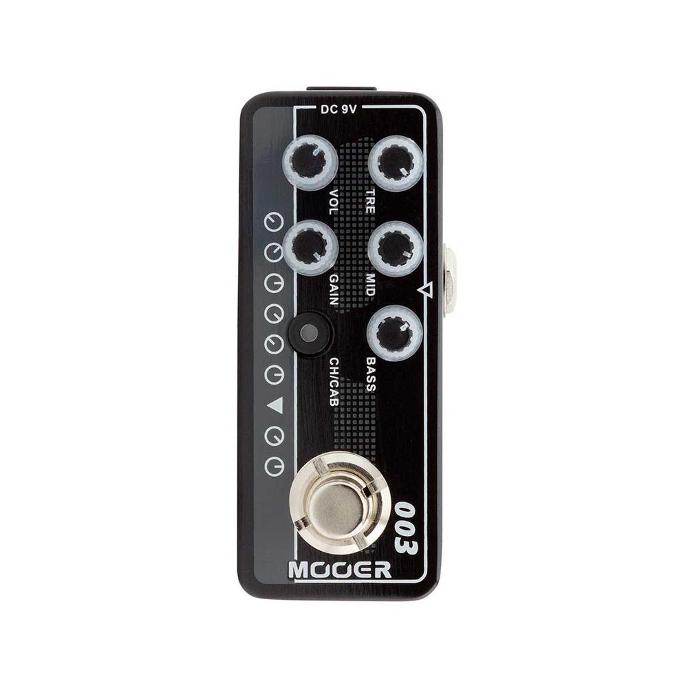 Micro Pedal Mooer Power-zone Color Negro De Preamp