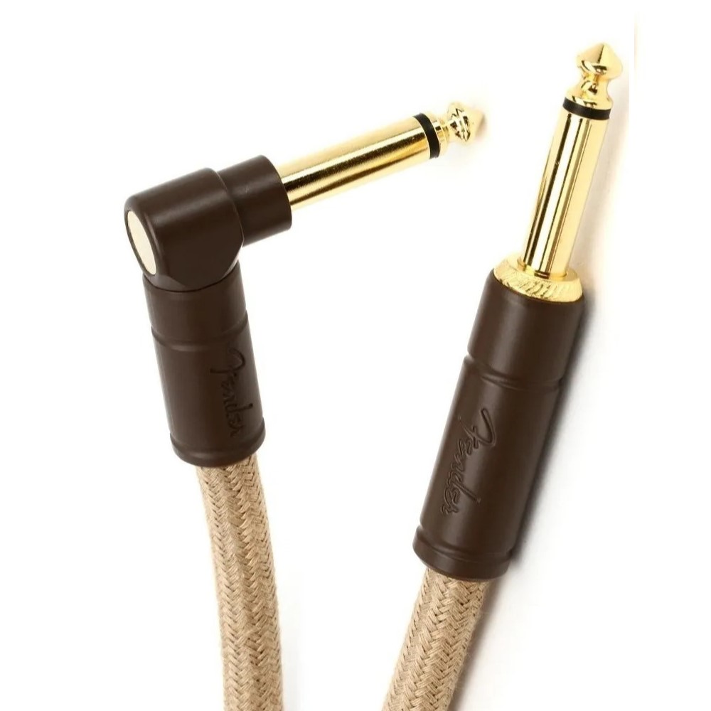 Foto 4 pulgar | Cable para Guitarra Fender color Café Natural Angled Festival 5.5 m