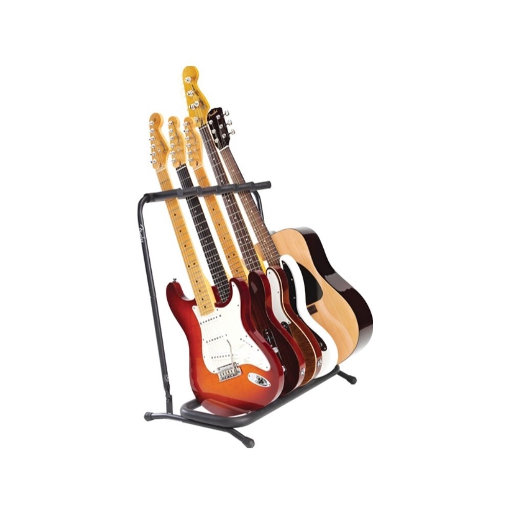 Estante Fender color Negro Multi-Stand para 5 Guitarras