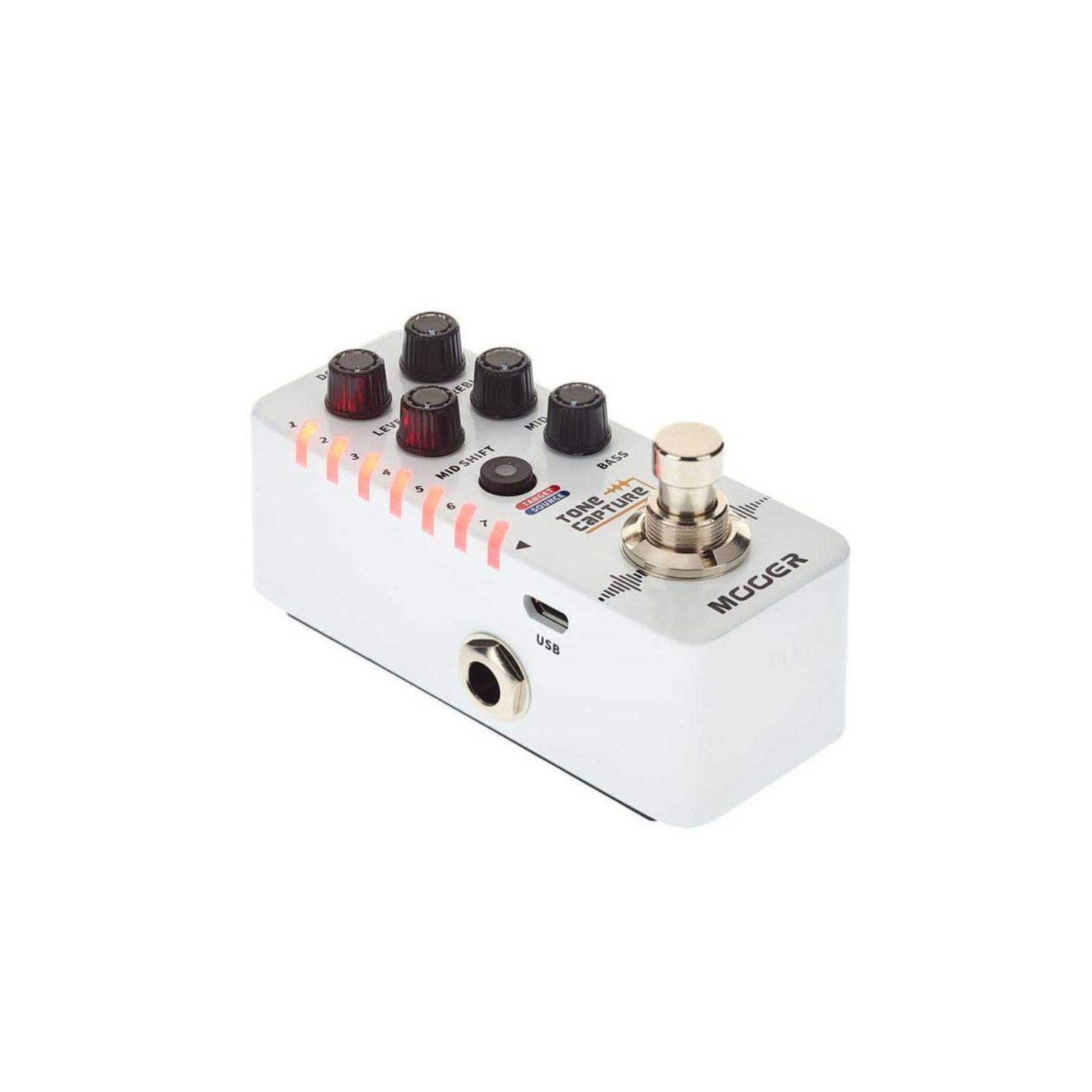 Foto 4 pulgar | Pedal de Efecto Mooer Tone Capture Blanco para Guitarra