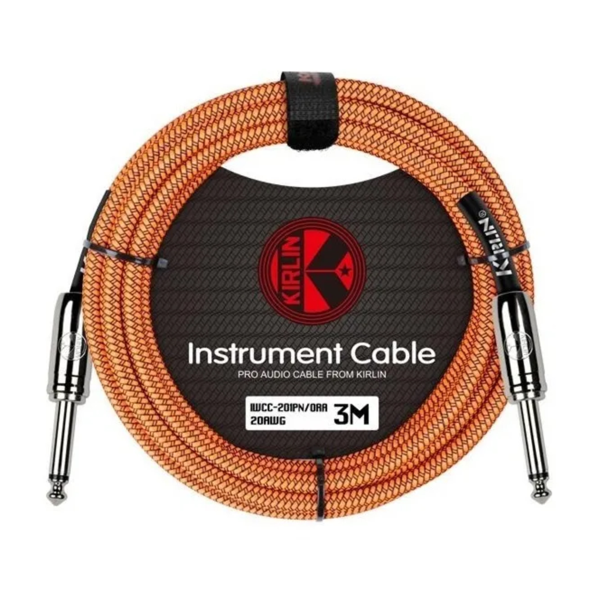 Foto 2 pulgar | Cable Para Instrumento Kirlin Profesional Iwcc201pn3m-ora Color Naranja 3m