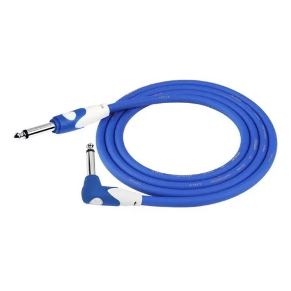 Cable para Instrumento Kirlin LGI20210M-BL color Azul 10 M con Escuadra Profesional