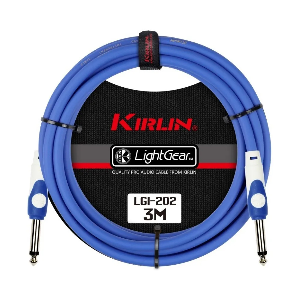 Cable para Instrumento 3 M Kirlin Lgi2013m-bl color Azul