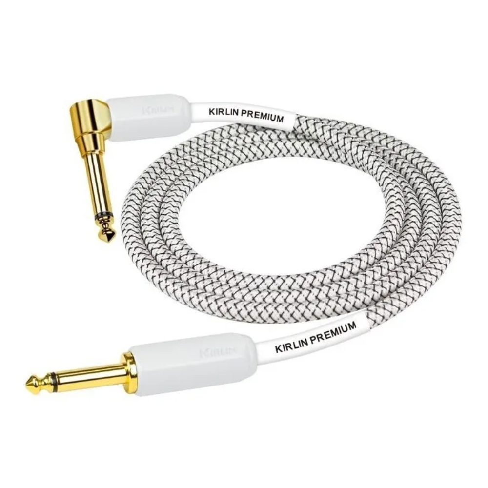 Foto 2 pulgar | Cable Kirlin IWB202WEGL3M-WT color Blanco para Instrumento 3 MTS Profesional