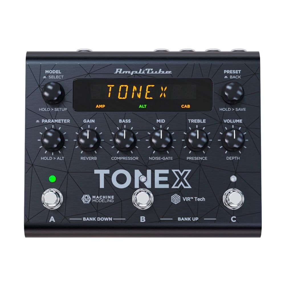 Pedal De Modelado De Tono Ik Multimedia Tone-x Color Negro Para Guitarra Y Bajo $13,390