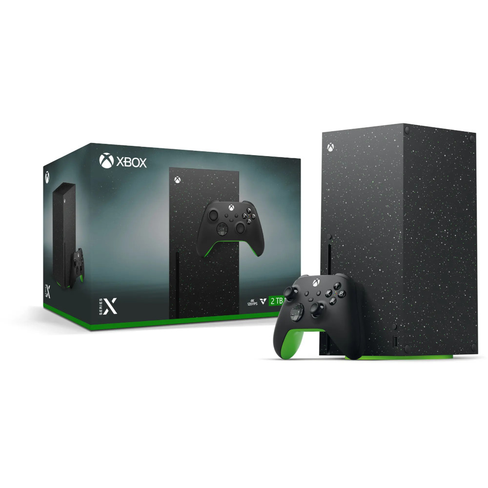 Foto 4 pulgar | Consola Xbox Serie X Microsoft 2 Tb Edición Especial Galaxy Black