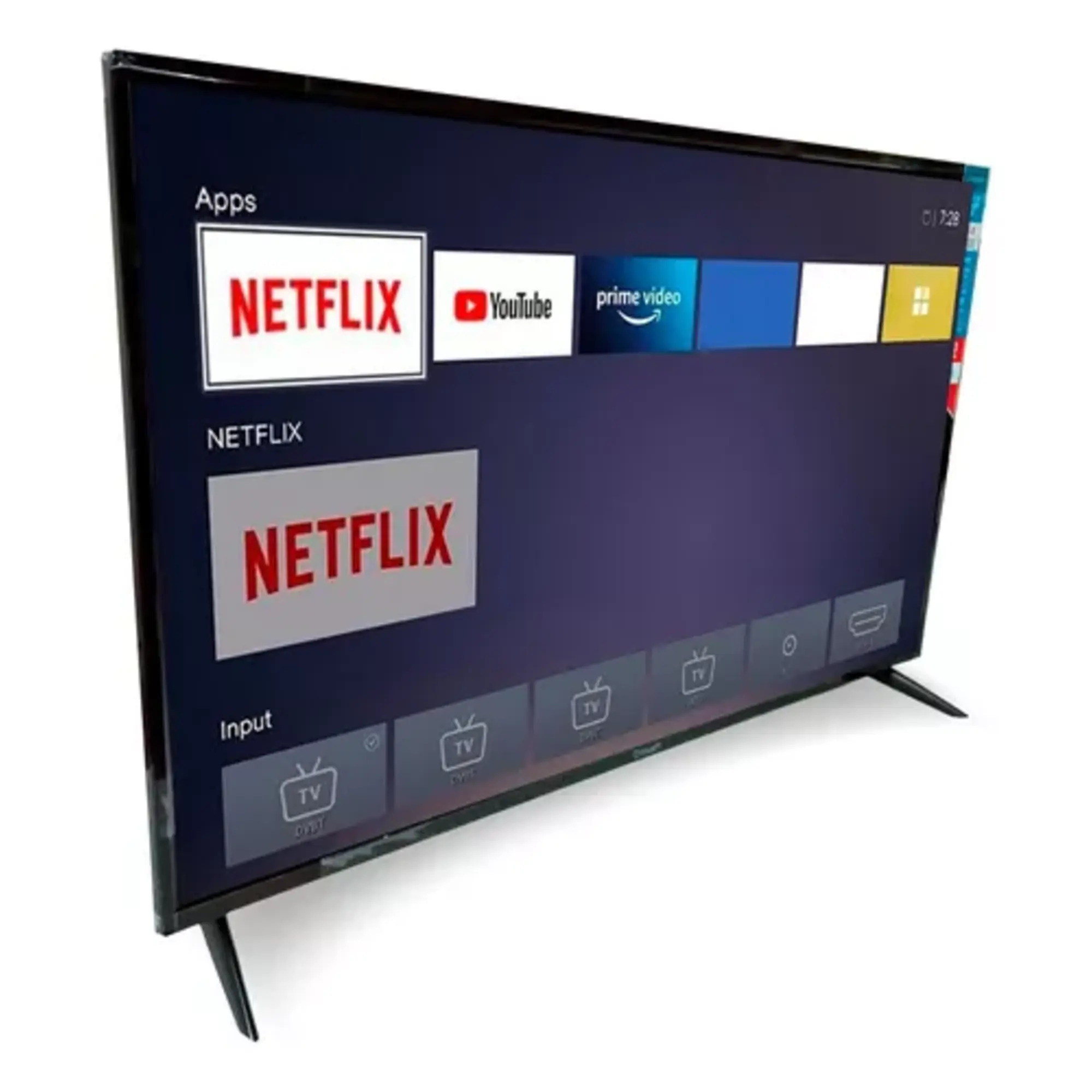 Pantalla Smart Tv 4K Q-touch 50" pulgadas D-led Qn5023 Negro