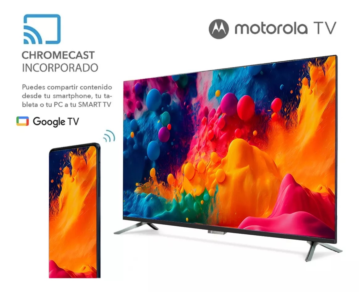 Foto 5 pulgar | Pantalla Smart TV Motorola 2024 Mot32hle11 Dled Google Tv Hd 32''