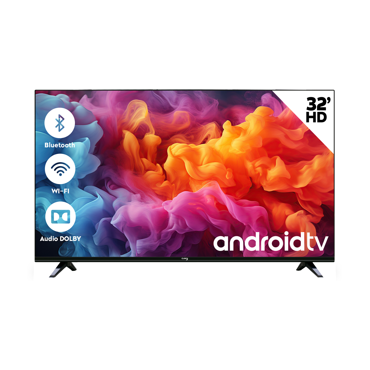 Foto 2 pulgar | Pantalla 32'' Cuory Smart Tv Android Tv Dled Hd