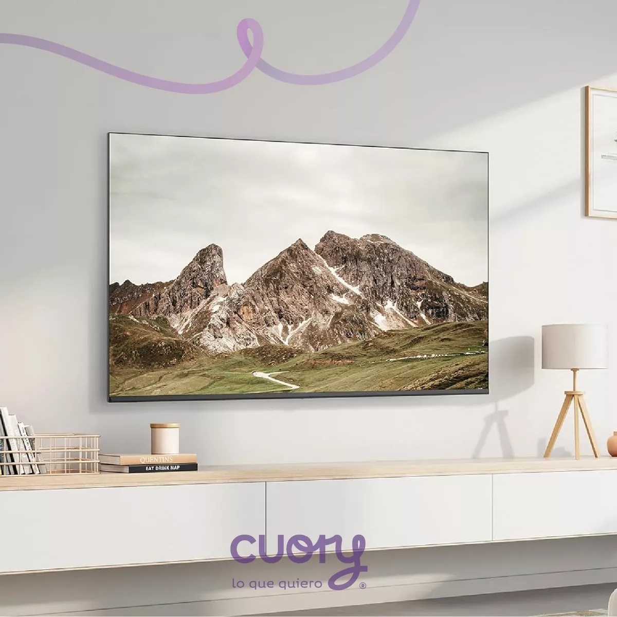 Foto 5 pulgar | Pantalla 55'' Cuory Smart Tv Google Tv Dled Uhd 4K