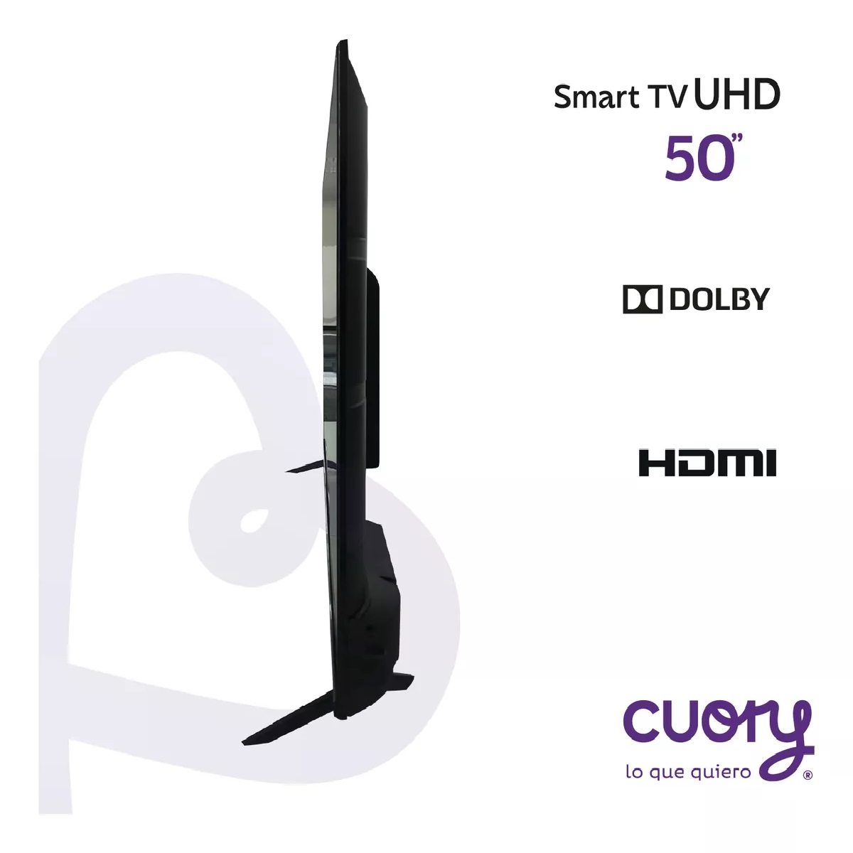 Foto 6 pulgar | Smart Tv Pantalla 50 Cuory 4k Uhd Google Tv Dled Dolby