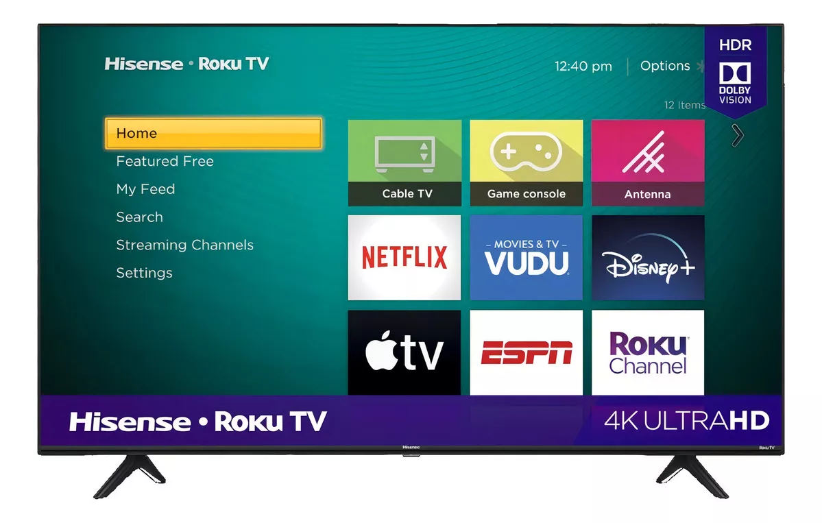 Foto 1 | Pantalla Hisense 58'' Negro