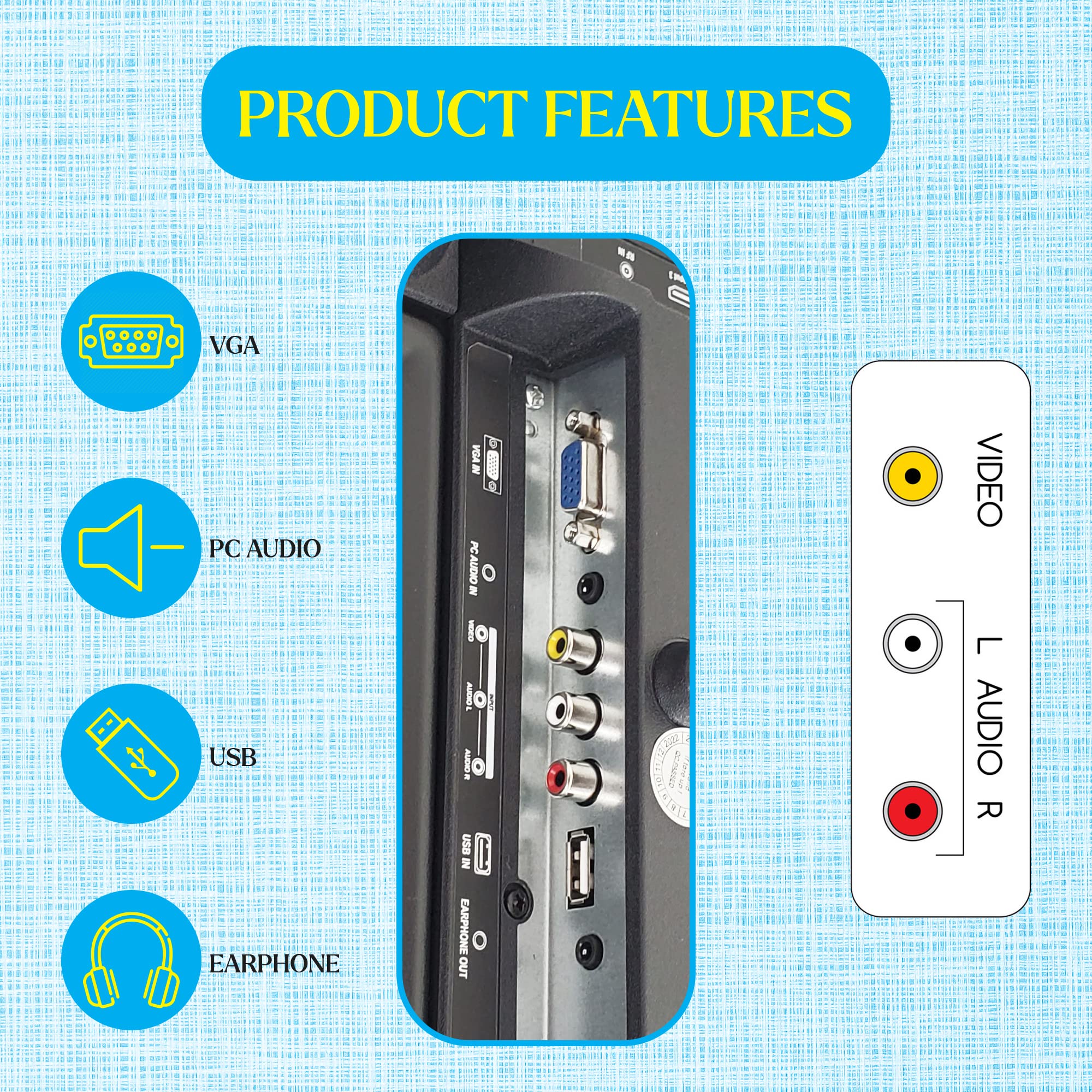 Foto 4 pulgar | Tv Audiobox 32 Pulgadas 12 V Hd Pantalla Led Rv Camper Hdmi Usb - Venta Internacional.