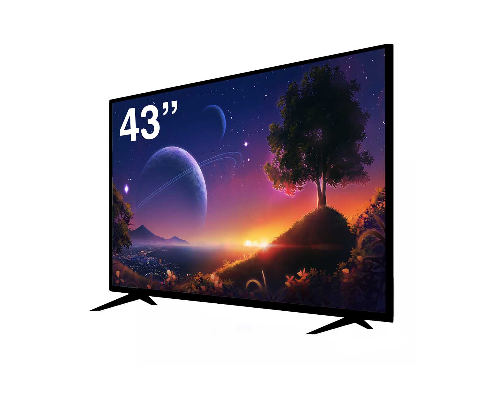 Foto 2 pulgar | Smart TV 43'' Quaroni Qtouch Q43ntfx LED Full HD color Negro